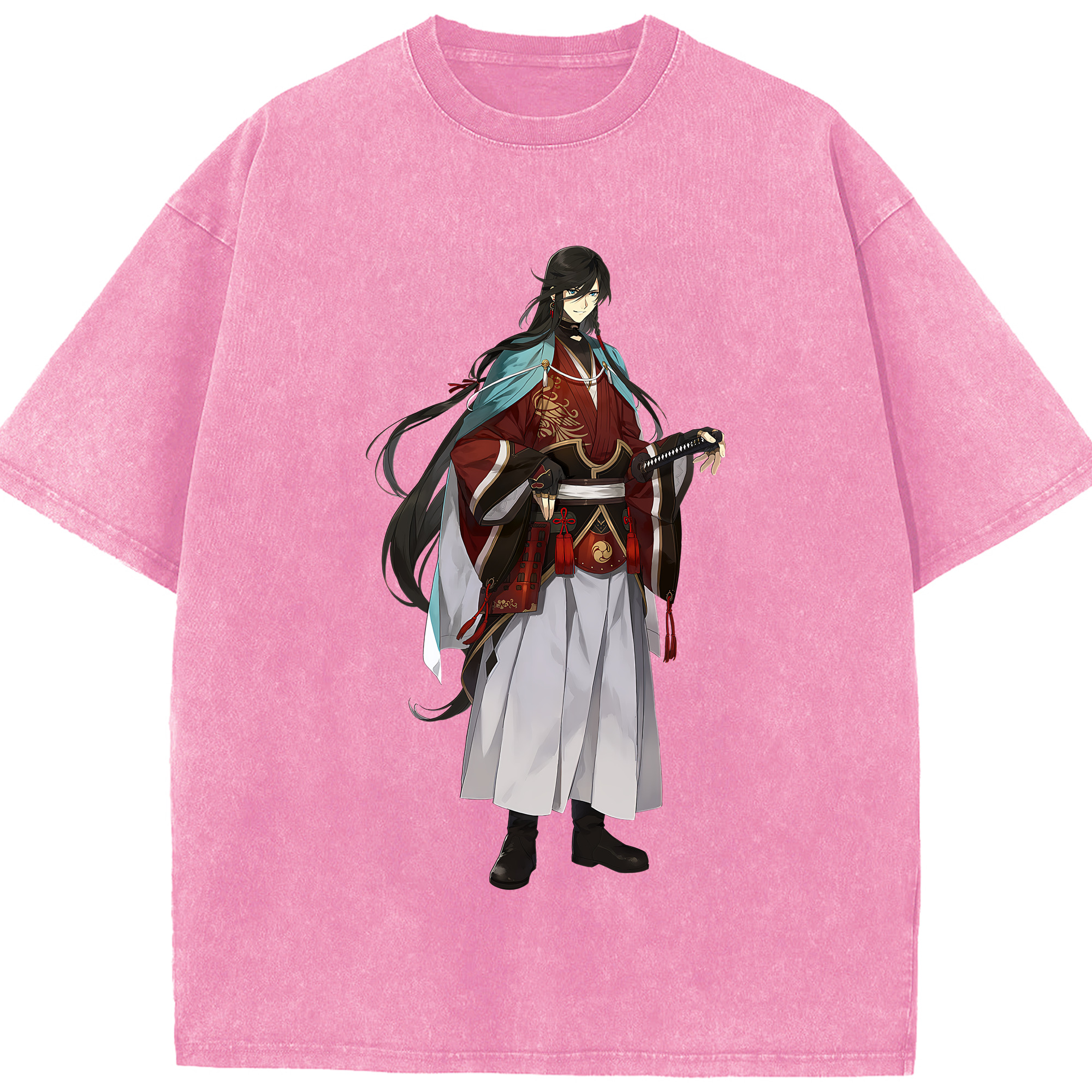 （画像用） 刀剣乱舞 Touken Ranbu 綿100% ヴィンテージ風 半袖Tシャツ（フロントプリント）